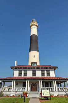 Images Dated 8th August 2022: Absecon Lighthouse and Lightkeepers dwelling, New Jersey