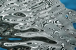 Lake Ontario Prints: Abstract Building Reflection in Lake Ontario, Toronto, Ontario, Canada