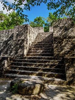 Kalakmul Prints: Acropolis Chik Naab, Calakmul Archaeological Site, Campeche State, Mexico