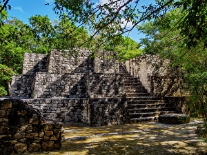 Kalakmul Prints: Acropolis Chik Naab, Calakmul Archaeological Site, Campeche State, Mexico