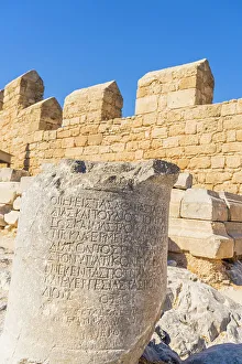 Acropolis Of Lindos Gallery: Acropolis of Lindos, Lindos, Rhodes, Dodecanese Islands, Greece