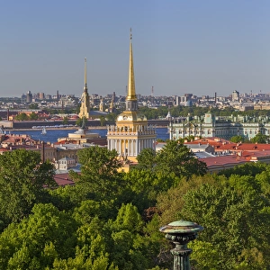 Admiralty Building Gallery: Admiralty building, View from the Colonnade of St. Isaacs Cathedral, Saint Petersburg