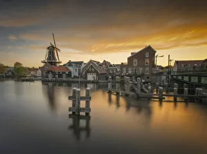The Netherlands Gallery: De Adriaan Windmill, Haarlem, Amsterdam district, Papentorenvest, Randstad, North Holland