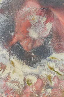 Volcanic Gallery: aerial abstract taken by drone of icelandic volcanic area during a summer day