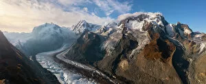 Images Dated 27th February 2023: Aerial and Gornergrat glacier during summer, Zermatt, Canton of Valais, Visp, Switzerland