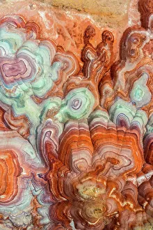 Images Dated 5th January 2023: Aerial shot of the mars like landscape in central Utah, USA