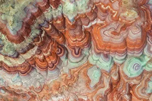Images Dated 5th January 2023: Aerial shot of the mars like landscape in central Utah, USA