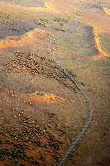 Natural Wonder Collection: Aerial View of the australian outback at sunrise. Northern Territory