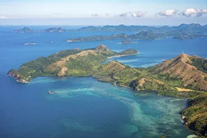 View From Above Prints: Aerial view of Busuanga Island, Coron, Palawan, Philippines