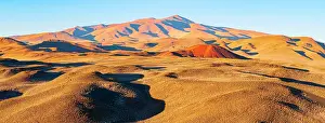 Caldera Prints: Aerial view of Cerro Galan caldera, Antofagasta de la Sierra, Puna, Catamarca, Argentina