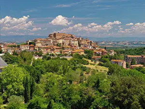 Chianciano Terme Prints: Aerial View of Chianciano Terme, Tuscany, Italy, Europe