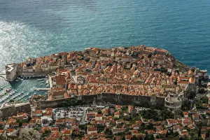 Aerial view of Dubrovnik, Croatia