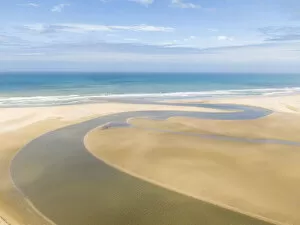 Addo Elephant National Park Gallery: Aerial view of dunes, Colchester, Eastern Cape, South Africa