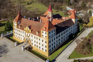 Graz Prints: Aerial view of Eggenberg Palace, Graz, Styria, Austria