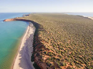 Western Australia Collection: Aerial View of Francois Peron National Park. Wester Australia. Cape Peron