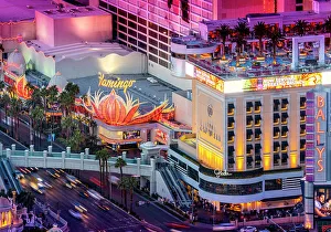 Busy Prints: Aerial View of Hotel Flamingo, Las Vegas, Nevada United States, USA