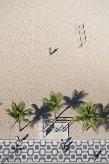 Aerial view of Ipanema beach, Rio de Janeiro, Brazil