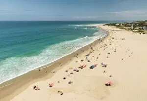 Aerial view of Jeffreys Bay, Eastern Cape, South Africa