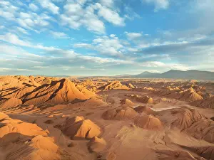 Mars Prints: Aerial view of 'Los Colorados' at sunset