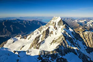 Aerial View of Mt. Cook, New Zealand