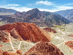 Cordillera Prints: Aerial view of the 'Paseo de los Colorados'