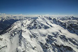 Aerial Photography Gallery: Aerial view of Peak Piazzi Valdidentro Sondrio Valtellina Lombardy Italy Europe