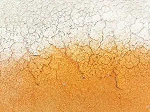 Cordillera Prints: Aerial view salt texture in the Antofalla Salt Flat (Salar de Antofalla)