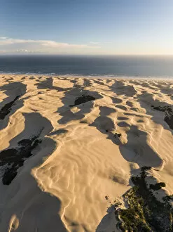 Aerial view of Sand Dunes, Addo Elephant National Park, Eastern Cape, South Africa