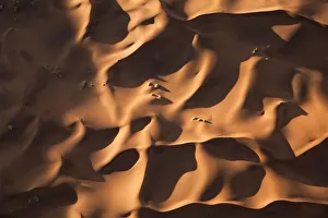 Images Dated 12th August 2010: Aerial view over sand dunes, Namib Desert, Namibia