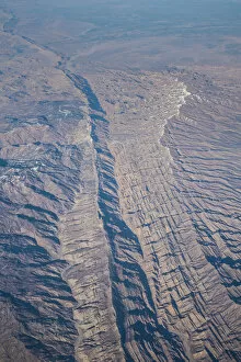Images Dated 12th February 2014: Aerial view over the Sulaiman Range, North West Pakistan
