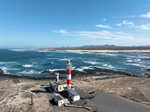 La Oliva Prints: Aerial view of Toston Lighthouse