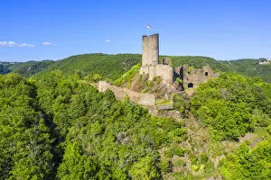Images Dated 15th June 2020: Aerial view on the Winneburg castle near Cochem, Mosel valley, Eifel