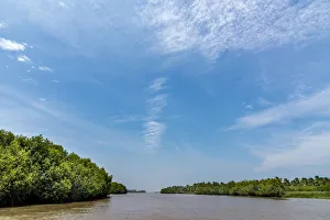 Images Dated 28th September 2016: Africa, Benin, Grand Popo. The Lagoon of Grand popo