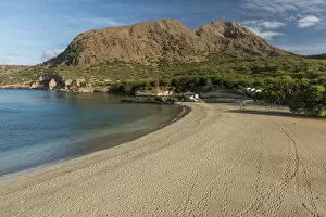 africa, Cape Verde, Santiago. The beautiful beach of Tarrafal