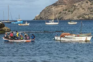 africa, Cape Verde, Santiago. Fishermen of Tarrafal
