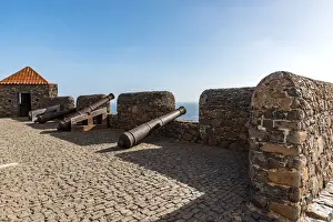Cabo Verde Prints: africa, Cape Verde, Santiago. the fortress of Cidade Velha