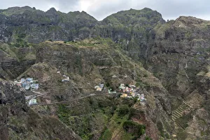 africa, Cape Verde, Santo Antao. The village of Fontainhas