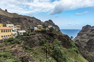 africa, Cape Verde, Santo Antao. The village of Fontainhas