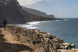 africa, Cape Verde, Santo Antao. The coastal path