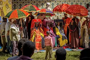 Orthodox Prints: Africa, Ethiopia, Tana Lake. Celebrating the Timkat holiday
