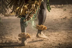 Images Dated 29th March 2018: Africa, Guinea Bissau, Bijagos Islands. The carnival in Bubaque