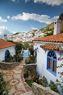 Chefchaouen Prints: Africa, Morocco, Rif Mountains