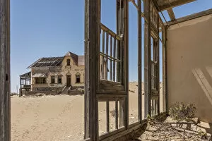 Images Dated 25th January 2017: Africa, Namibia, Kolmanskop. some of the abandoned buildings
