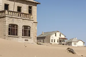 Images Dated 25th January 2017: Africa, Namibia, Kolmanskop. one of the houses of the ghost town