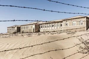 Images Dated 25th January 2017: Africa, Namibia, Kolmanskop. the Old hospital of the ghost diamond town
