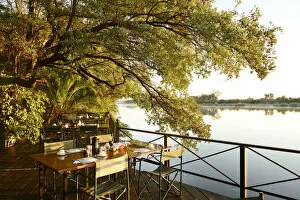 Images Dated 7th December 2012: Africa, Namibia, Okavango river, Mahangu Safari lodge