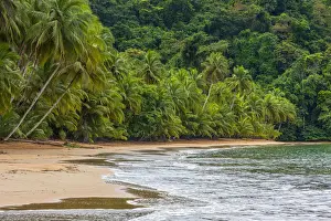 Equatorial Prints: Africa, SA£o Toma and Principe. Beautiful Bom Bom beach on Principe Island