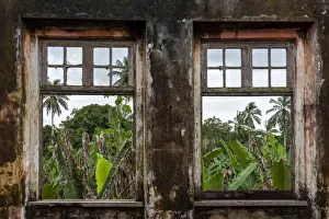Abandoned Prints: Africa, SA£o Toma and Principe. View from the old hospital of Roca Sundy