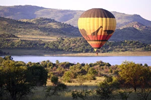 Images Dated 25th June 2019: Africa, South Africa, African, Pilanesberg, National Park, Hot Air Balloon