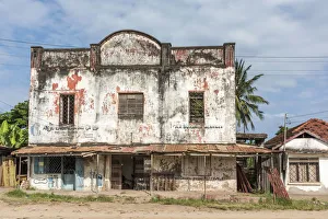 Cinema Prints: Africa, Tanzania, Pangan. The old English cinema